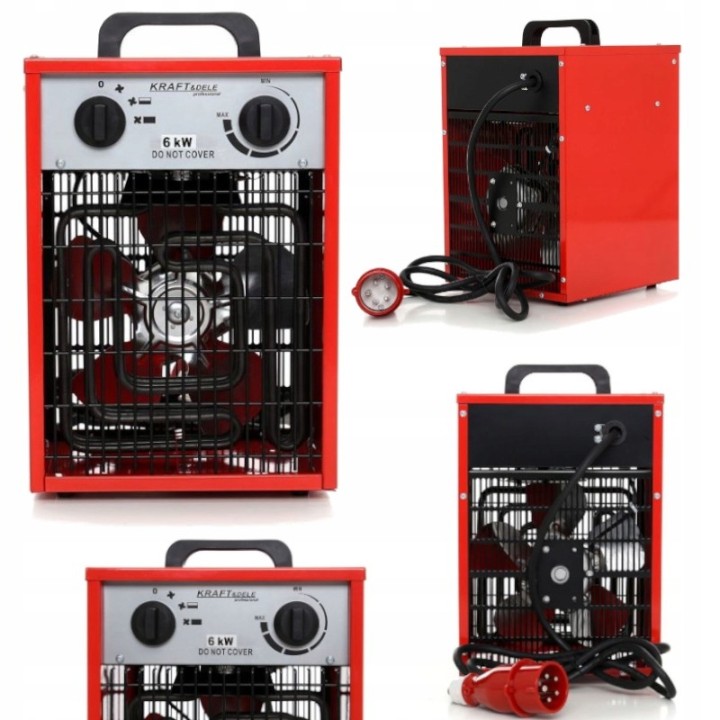 NAGRZEWNICA ELEKTRYCZNA DMUCHAWA FARELKA 6KW 380V