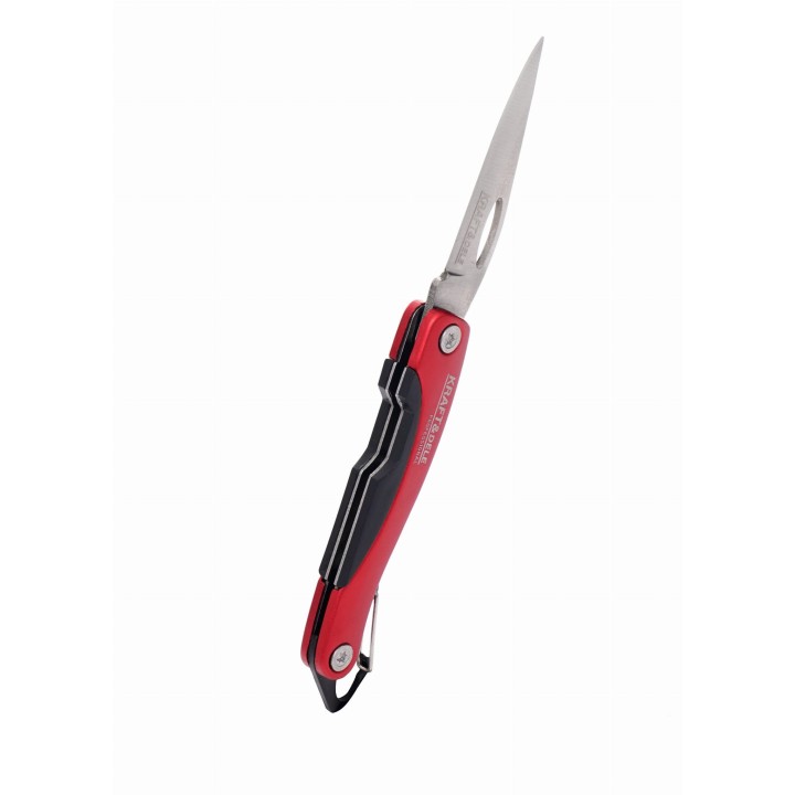 NÓŻ SKŁADANY Z KARABIŃCZYKIEM 19cm