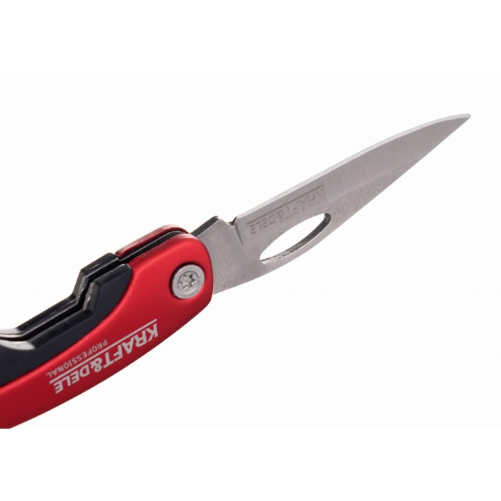 NÓŻ SKŁADANY Z KARABIŃCZYKIEM 19cm