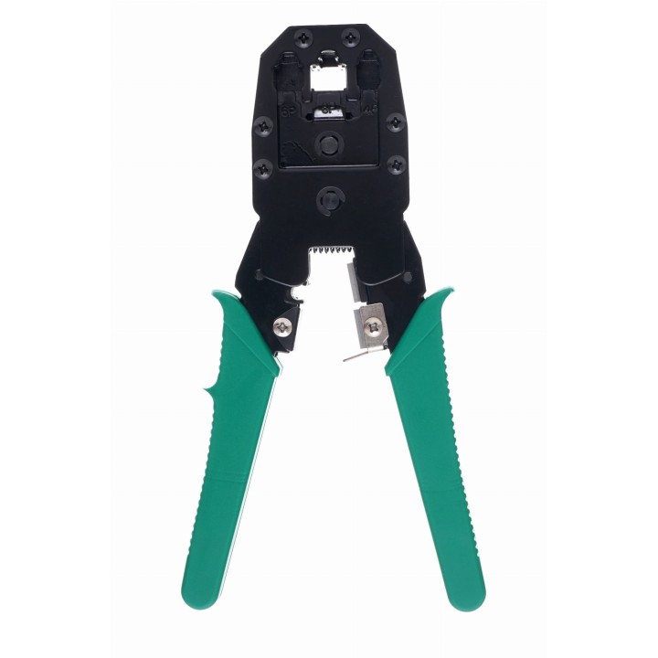 ZESTAW NARZĘDZI SIECIOWYCH dla informatyka zaciskarka RJ45 + złączki tester