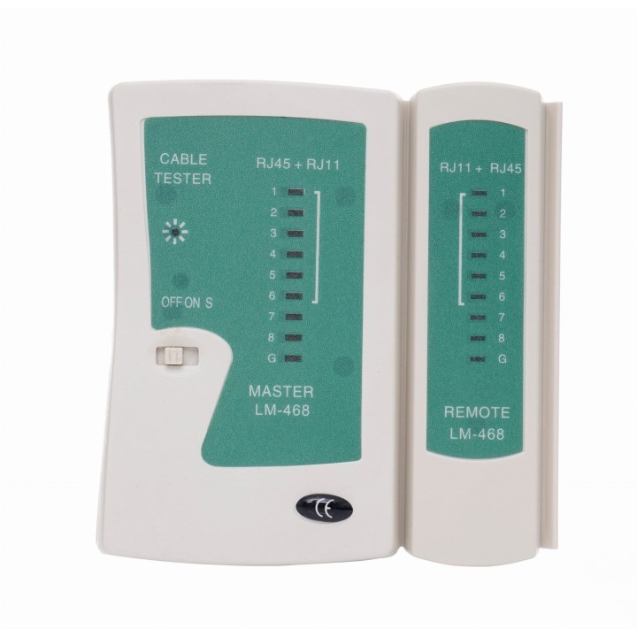 ZESTAW NARZĘDZI SIECIOWYCH dla informatyka zaciskarka RJ45 + złączki tester