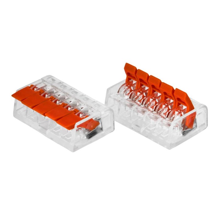 Szybkozłączki zaciskowe do prądu kabli 55szt. 0.14-4mm