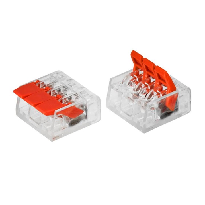 Szybkozłączki zaciskowe do prądu kabli 55szt. 0.14-4mm