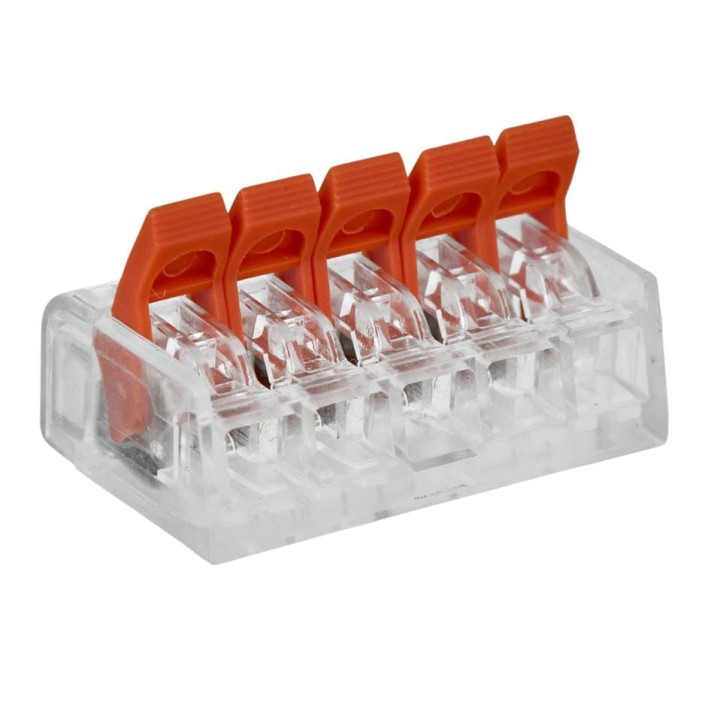 Szybkozłączki zaciskowe do prądu kabli 55szt. 0.14-4mm