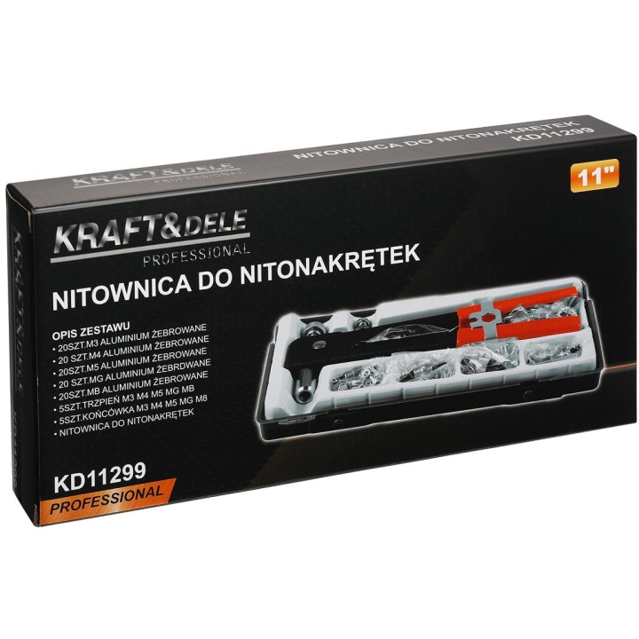 NITOWNICA DO NITONAKRĘTEK M3-M8 + NITONARKĘTKI AKCESORIA