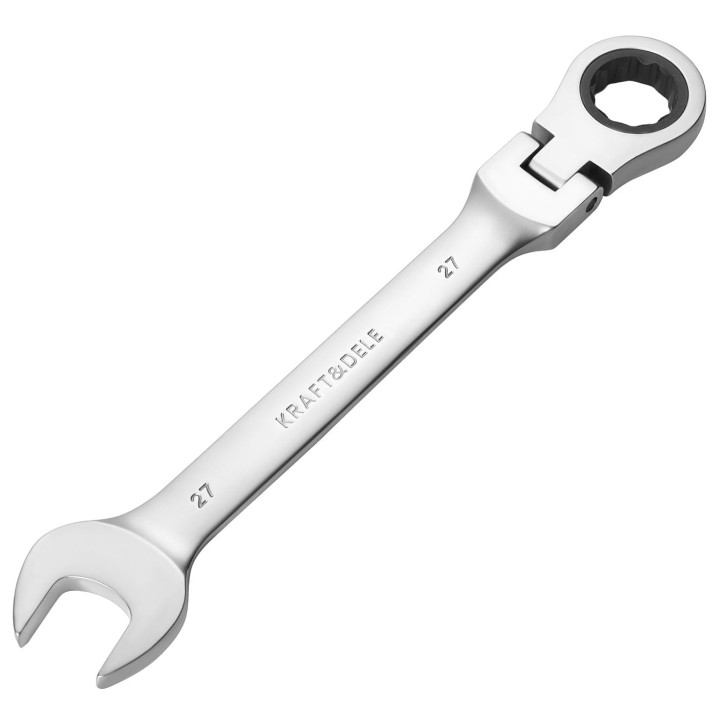 KLUCZE PŁASKO-OCZKOWE Z GRZECHOTKĄ ŁAMANE 13szt 8-32mm + walizka