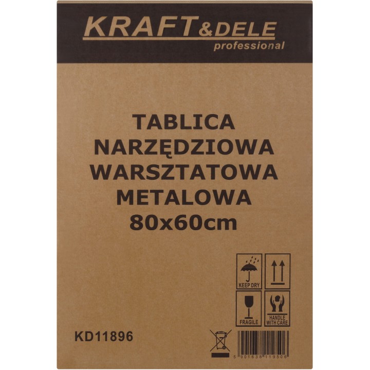 TABLICA NARZĘDZIOWA WARSZTATOWA METALOWA 80x60cm