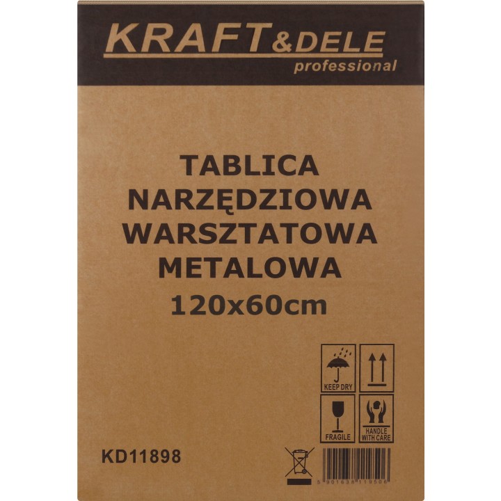 TABLICA NARZĘDZIOWA WARSZTATOWA METALOWA 120x60cm