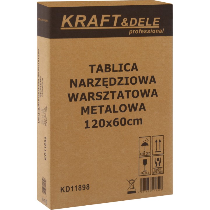 TABLICA NARZĘDZIOWA WARSZTATOWA METALOWA 120x60cm