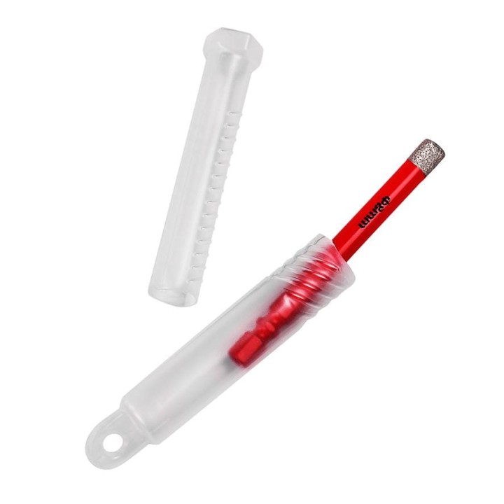 Zestaw otwornic diamentowych do gresu 3 elementy HEX 6 8 10 mm na wkrętarkę