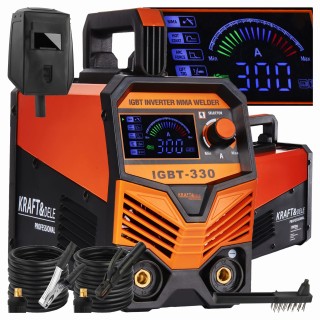 SPAWARKA IGBT/MMA/LIFT/TIG 330A Wyświetlacz ELEKTRODOWA