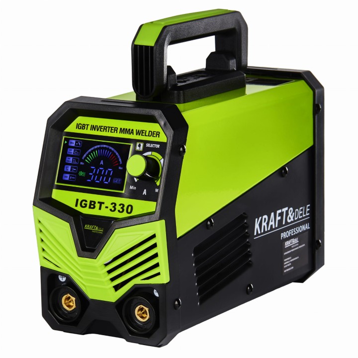 SPAWARKA IGBT/MMA/LIFT/TIG 330A Wyświetlacz elektrodowa