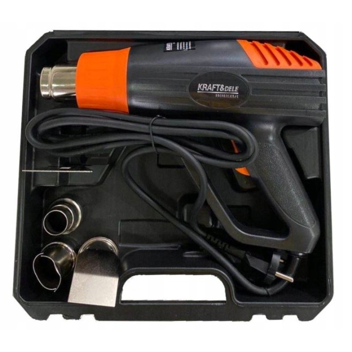 Opalarka ELEKTRYCZNA 2000W 2 biegi 4 Dysze WALIZKA