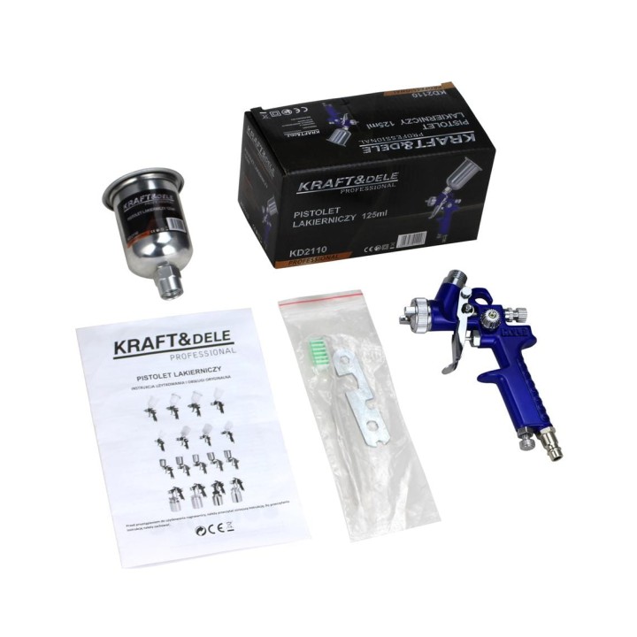 Pistolet lakierniczy 125ml 0.8mm