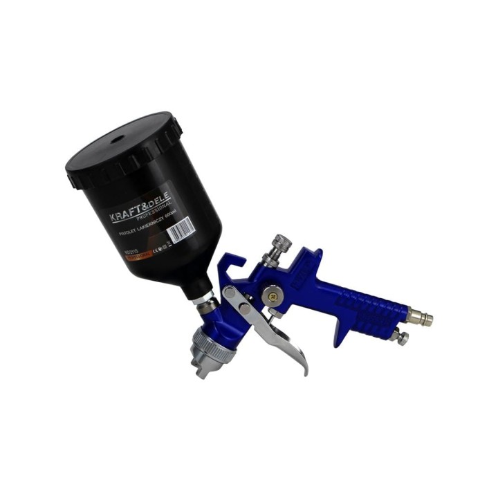 PISTOLET LAKIERNICZY 2 - 3,5 bar ZBIORNIK 600ML + dysze