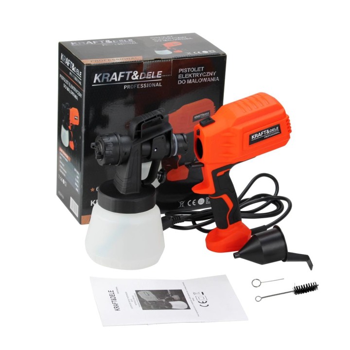 Pistolet do malowania 650W HVLP ELEKTRYCZNY