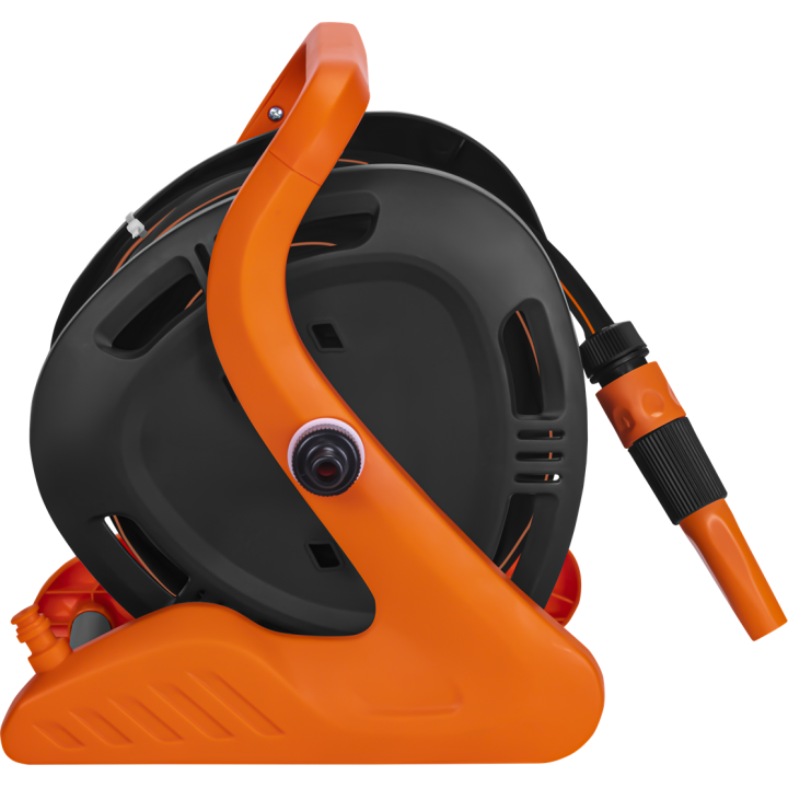 STOJAK Z WĘŻEM OGRODOWYM 20M+2M 1/2" ZWIJANY WĄŻ