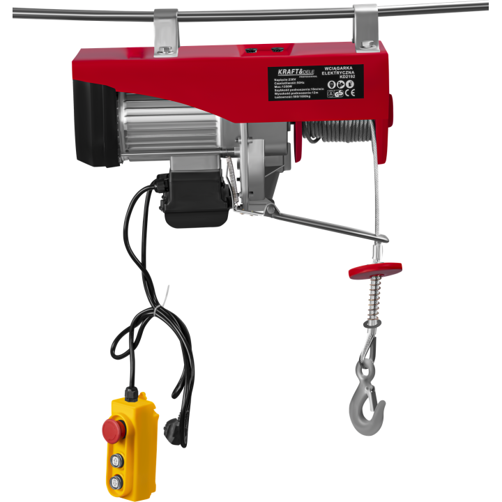 WYCIĄGARKA ELEKTRYCZNA 230V 1350W 1TONA 12M