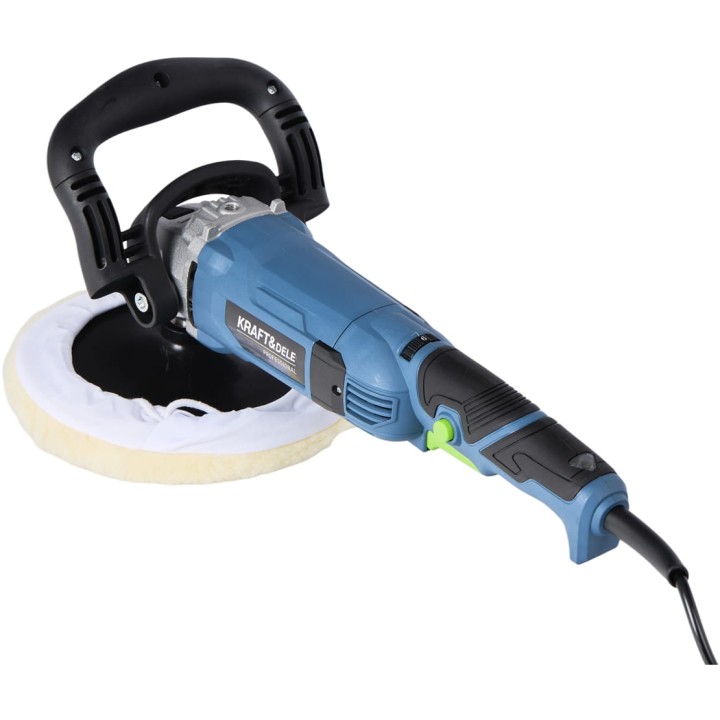 Polerka elektryczna do samochodu 180mm 2600W 500-3800rpm zestaw