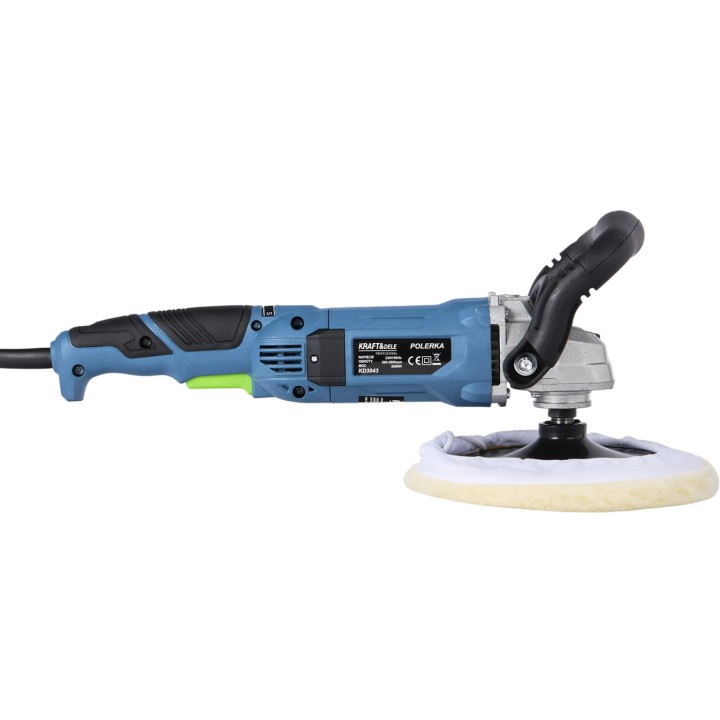 Polerka elektryczna do samochodu 180mm 2600W 500-3800rpm zestaw