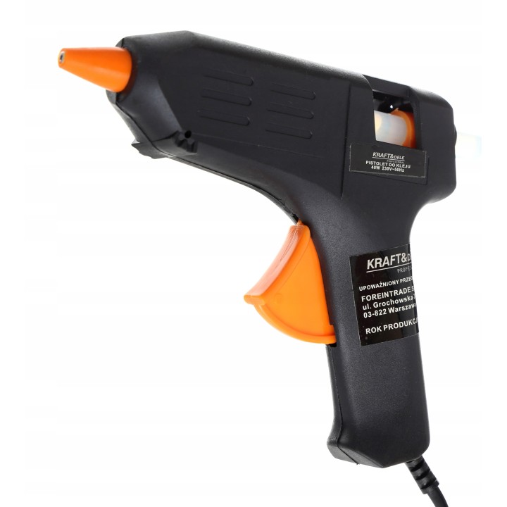 PISTOLET DO KLEJU NA GORĄCO KLEJ 40W 11mm + WKŁADY