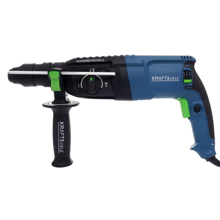 MŁOTOWIERTARKA UDAROWA 2650W SDS+ wymienne futerko + wazlizka + dłuta