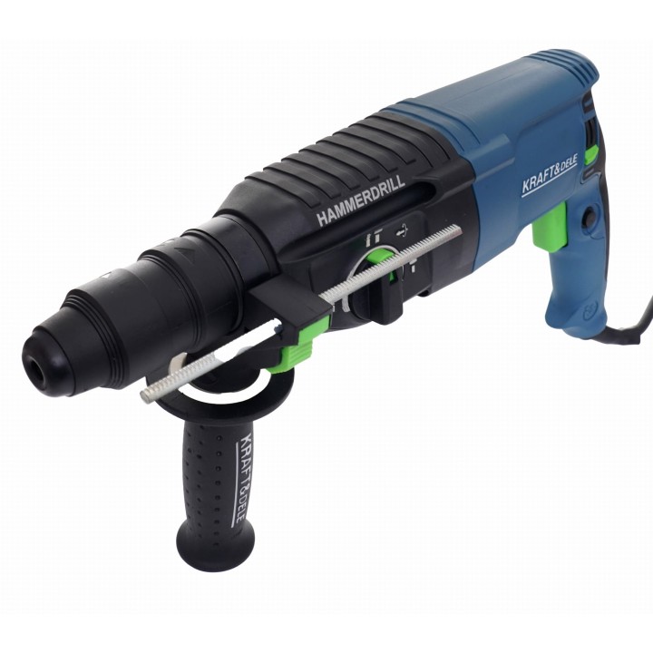 MŁOTOWIERTARKA UDAROWA 2650W SDS+ wymienne futerko + wazlizka + dłuta