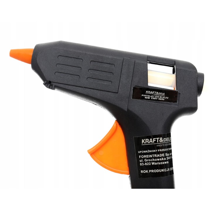 PISTOLET DO KLEJU NA GORĄCO KLEJ 40W 11mm + WKŁADY