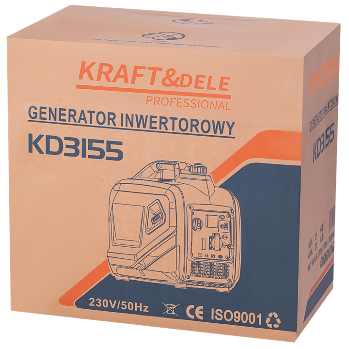AGREGAT INWERTOROWY 2,6kW GENERATOR PRĄDU JEDNOFAZOWY BENZYNOWY