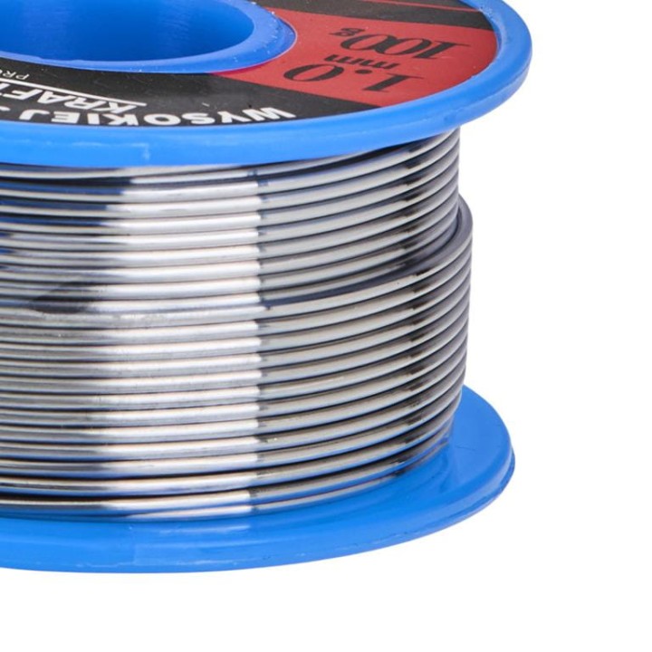 CYNA Z KALOFONIĄ KALAFONIĄ 1MM 100G do lutowania