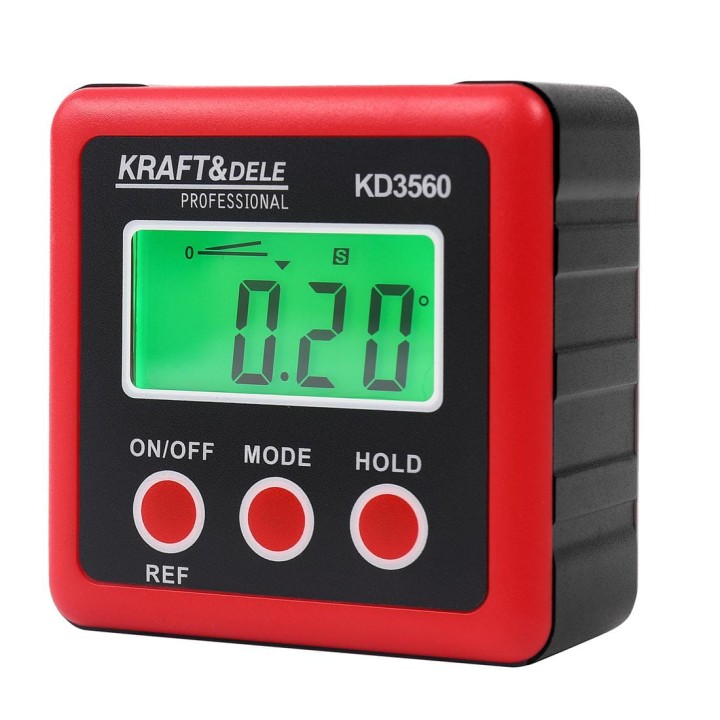 KĄTOMIERZ POZIOMICA CYFROWY ELEKTRONICZNY Z MAGNESEM + etui