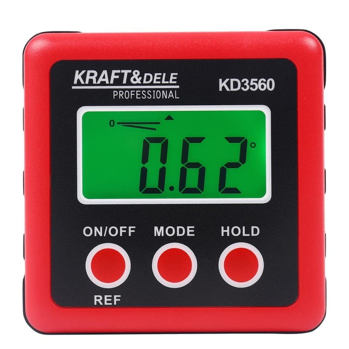 KĄTOMIERZ POZIOMICA CYFROWY ELEKTRONICZNY Z MAGNESEM + etui