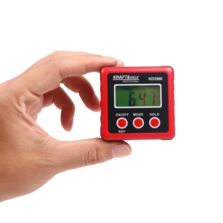 KĄTOMIERZ POZIOMICA CYFROWY ELEKTRONICZNY Z MAGNESEM + etui