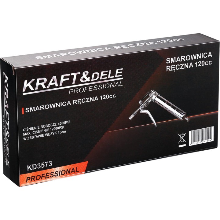 SMAROWNICA RĘCZNA JEDNORĘCZNA 120CC do smaru
