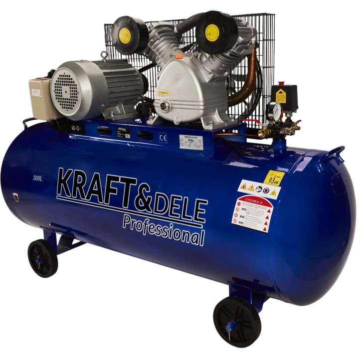 Kompresor olejowy SPRĘŻARKA POWIETRZA 300L 400V 2 Tłoki + separator
