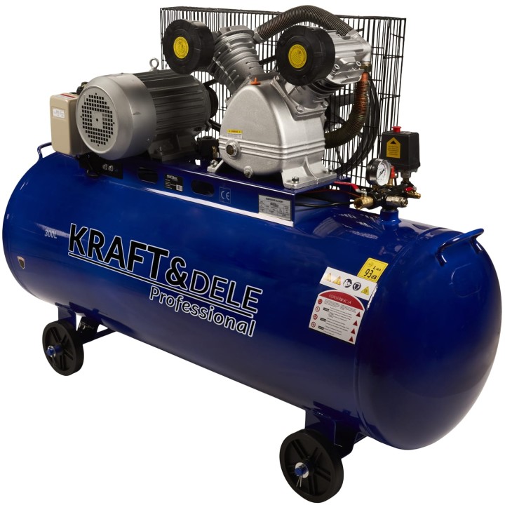 Kompresor olejowy SPRĘŻARKA POWIETRZA 300L 400V 2 Tłoki + separator