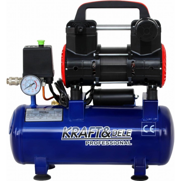 Kompresor bezolejowy mała sprężarka 9L 230V 1200W