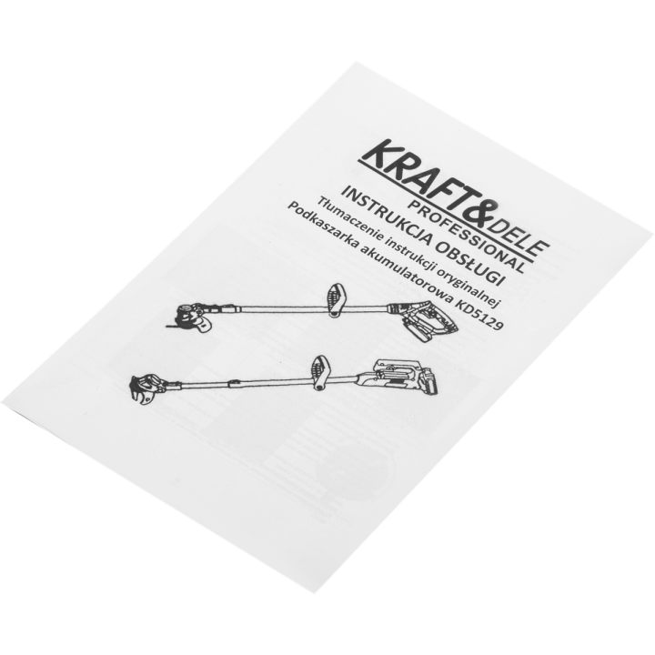 Podkaszarka akumulatorowa 21V 2x aku 2Ah 1000W 11000rpm