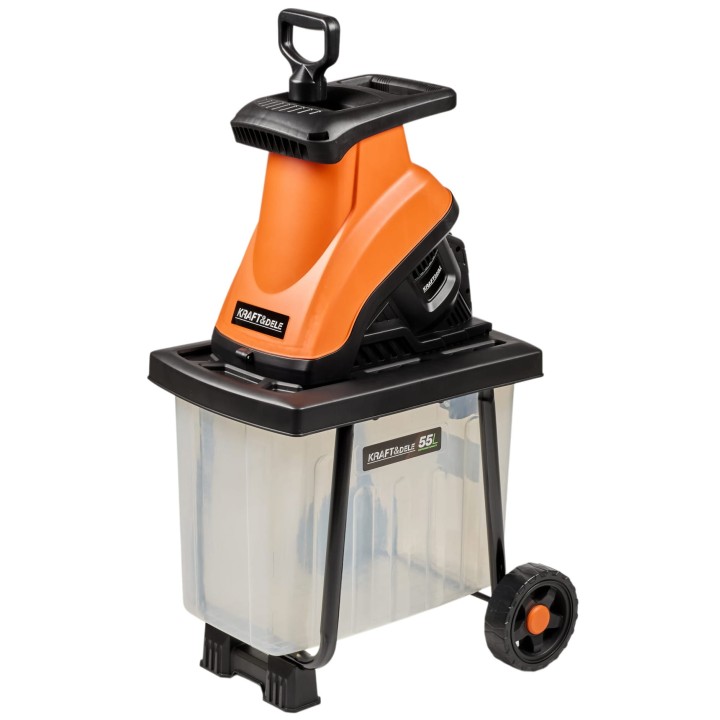 Rozdrabniacz elektryczny do gałęzi z pojemnikiem 3000W 45mm 55l