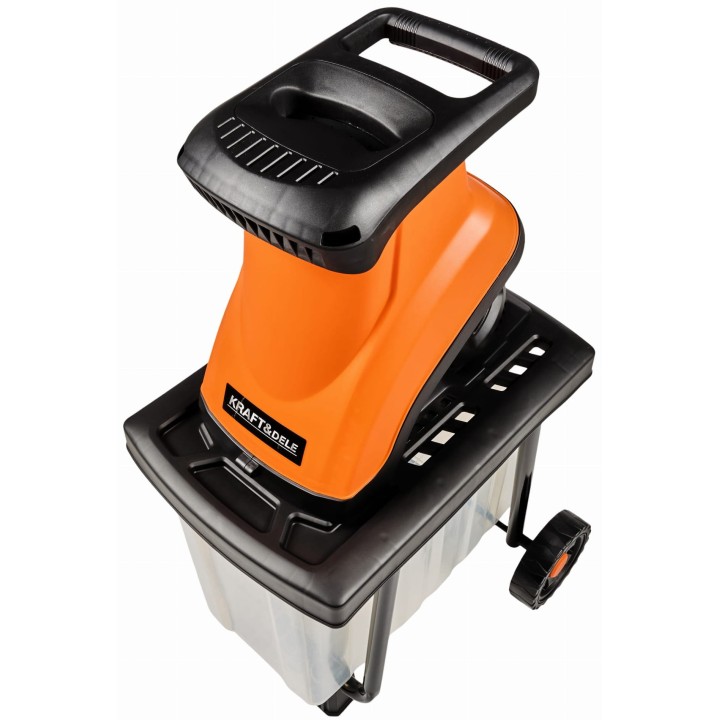 Rozdrabniacz elektryczny do gałęzi z pojemnikiem 3000W 45mm 55l