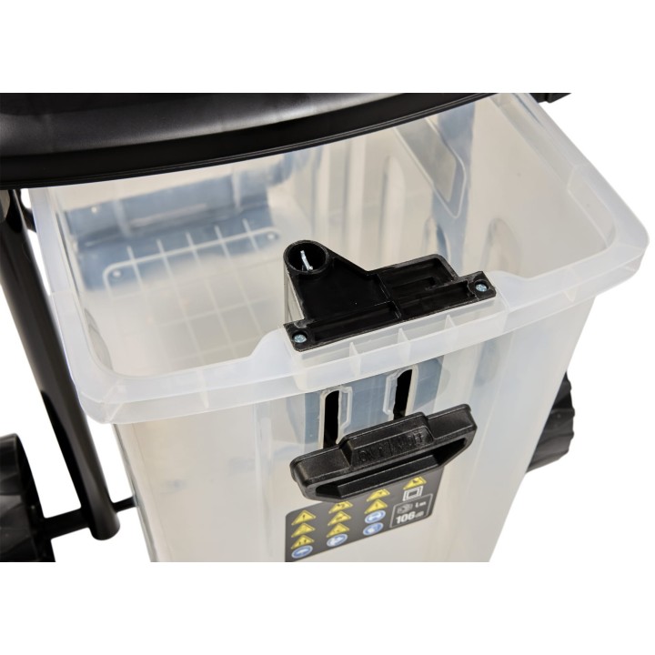 Rozdrabniacz elektryczny do gałęzi z pojemnikiem 3000W 45mm 55l