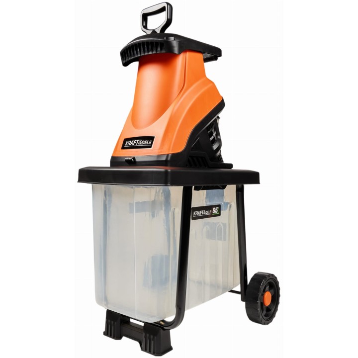 Rozdrabniacz elektryczny do gałęzi z pojemnikiem 3000W 45mm 55l