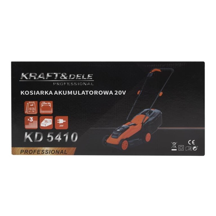 Kosiarka akumulatorowa 20V 6Ah 30L