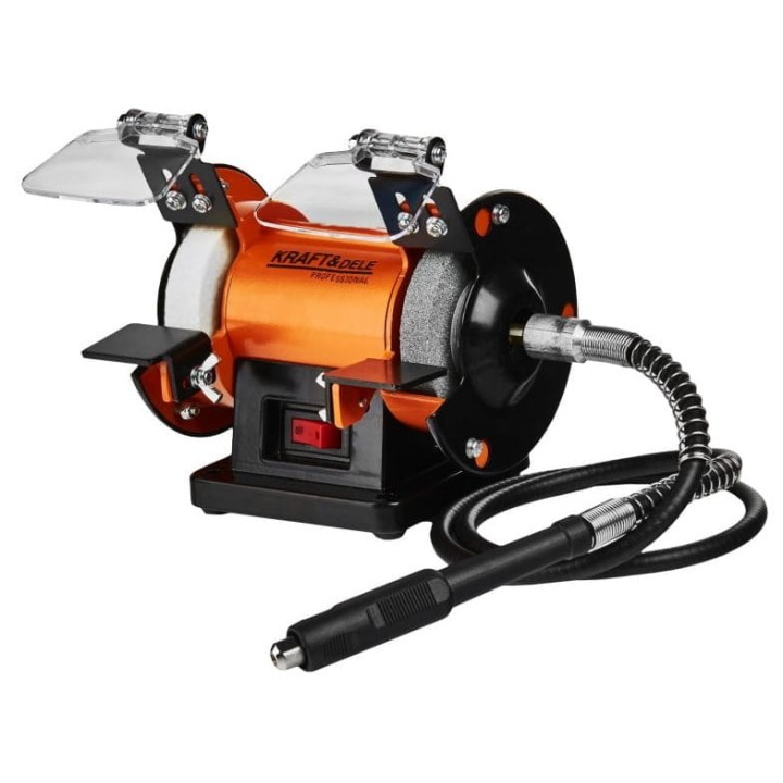 SZLIFIERKA STOŁOWA 250W 75x13mm 75x17 mm + miniszlifierka
