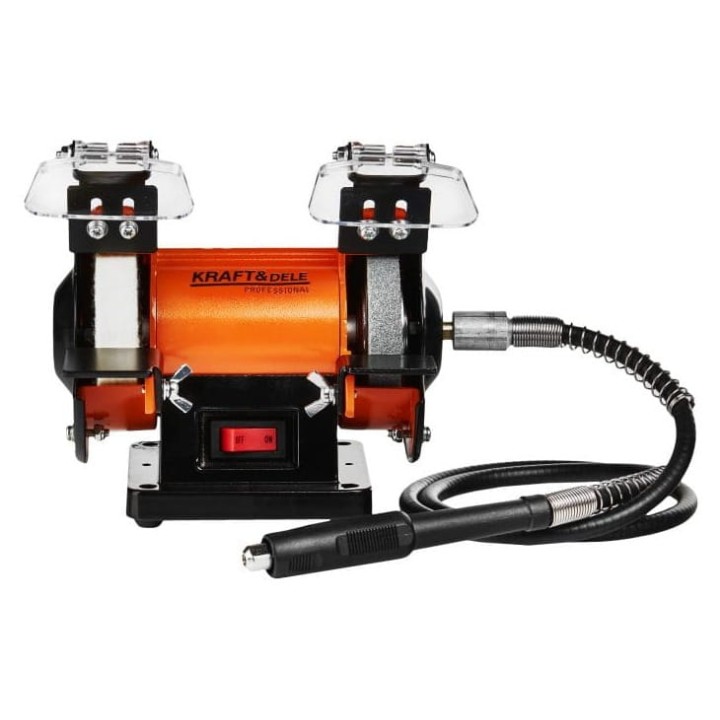 SZLIFIERKA STOŁOWA 250W 75x13mm 75x17 mm + miniszlifierka