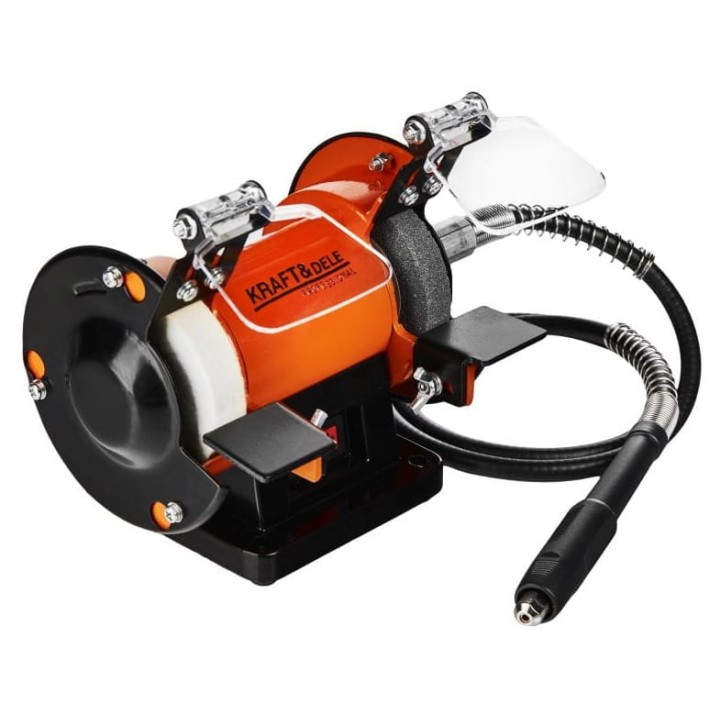 SZLIFIERKA STOŁOWA 250W 75x13mm 75x17 mm + miniszlifierka