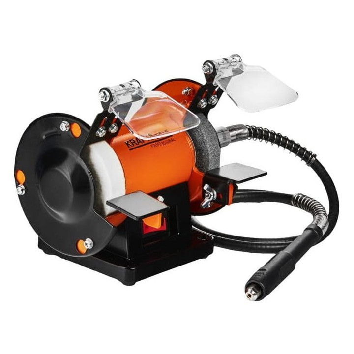 SZLIFIERKA STOŁOWA 250W 75x13mm 75x17 mm + miniszlifierka
