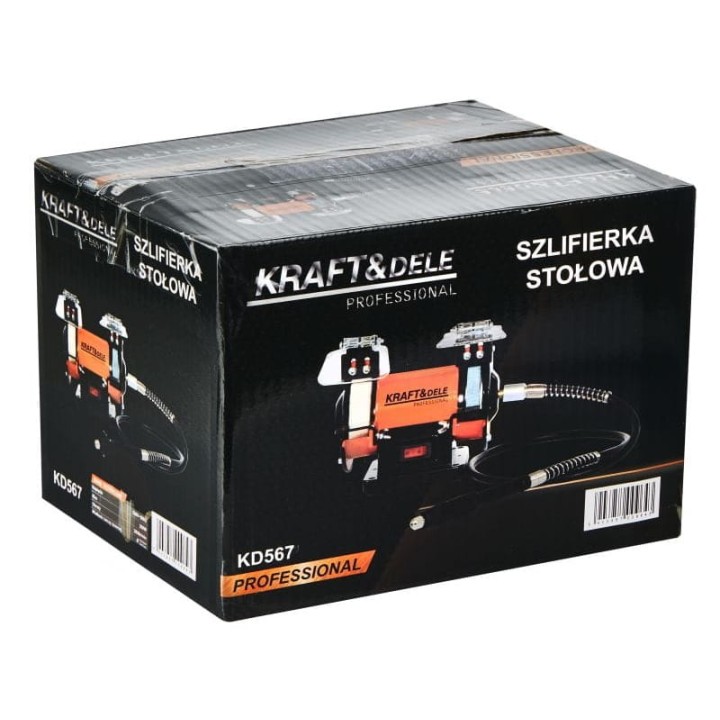 SZLIFIERKA STOŁOWA 250W 75x13mm 75x17 mm + miniszlifierka