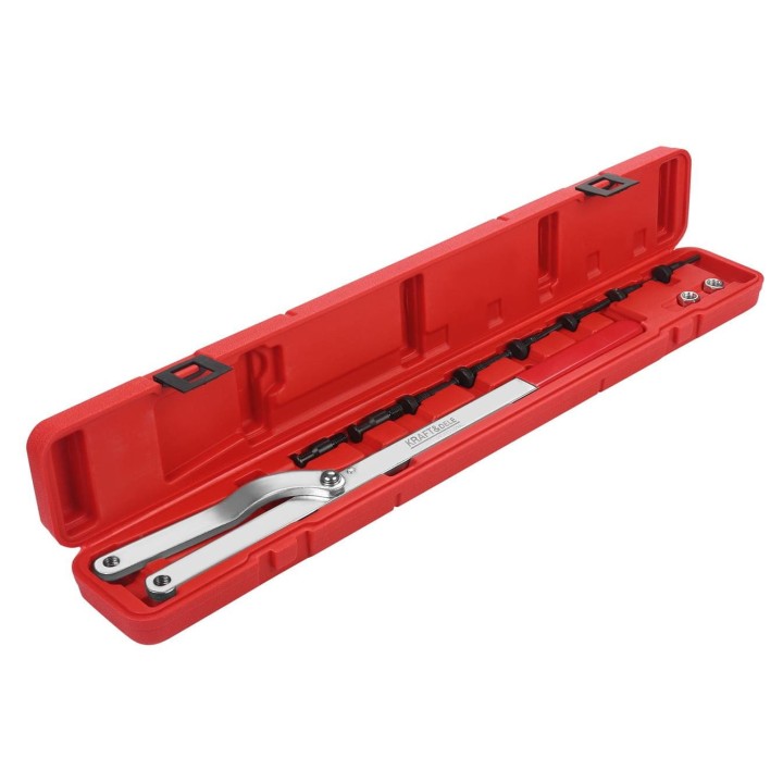 Klucz do napinania koła pasowego 4-22cm + bolce