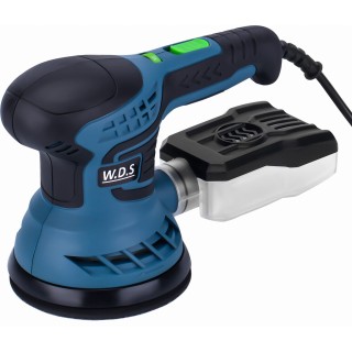 SZLIFIERKA MIMOŚRODOWA z regulacją 1500W 125mm + pojemnik